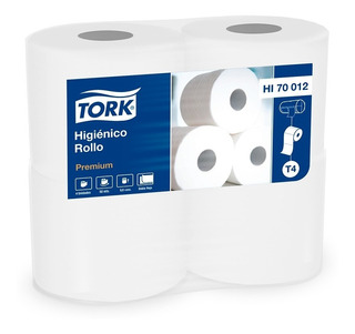 TORK Premium Higienico Rollo D/H 4 x 30 mtrs