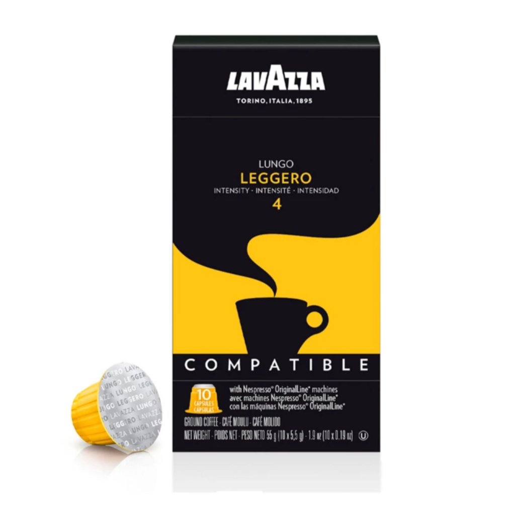 Café en Cápsulas Lungo Leggero Lavazza Caja x 10u