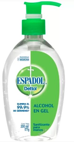 Alcohol en Gel Espadol x200ml