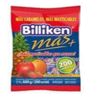 Caramelos Billiken Frutal 600grs