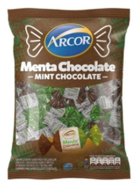 Caramelos Arcor menta con chocolate 150Gr