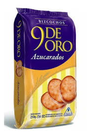 Bizcochitos 9 de Oro Azucarados x210grs