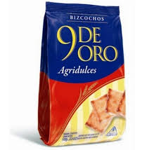 Bizcochitos 9 de Oro Agridulce x100gr