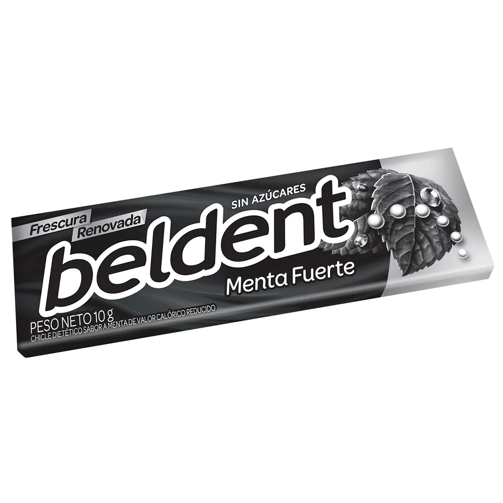 Chicle Beldent Menta Fuerte