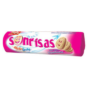 Galletas Sonrisas Frambuesa x118grs