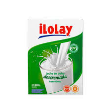 Leche Ilolay Descremada en polvo Caja x800grs