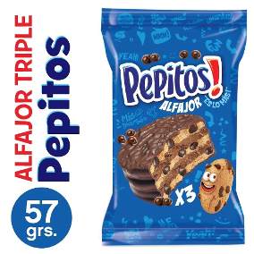 Alfajor Pepitos Triple x57grs