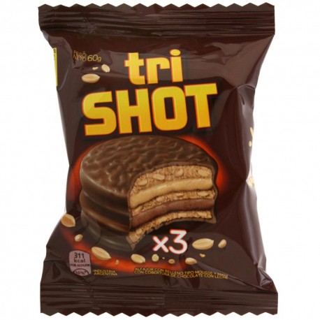 Alfajor Shot Triple x60grs