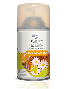 Aromatizante Ambiente Sweet Sensations: Limón Manzanilla 185 gr.-