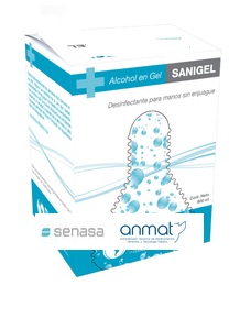 Alcohol Sanigel en Gel Bag In Box x800ml