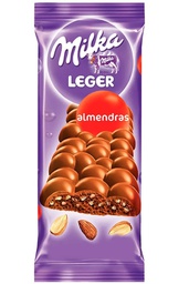 Chocolate  Milka Leger Almendras x50gr