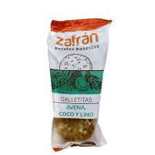 Galletitas Zafran Avena, Coco y Lino x28grs