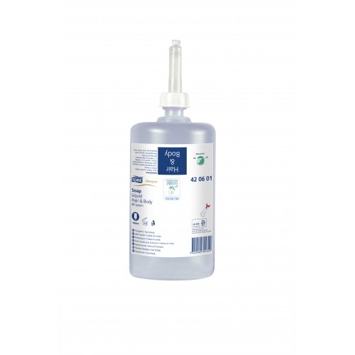 TORK Jabón Liquido HAIR &amp; BODY. 1 litro unid 