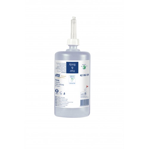 TORK Jabón Liquido HAIR & BODY. 1 litro unid 