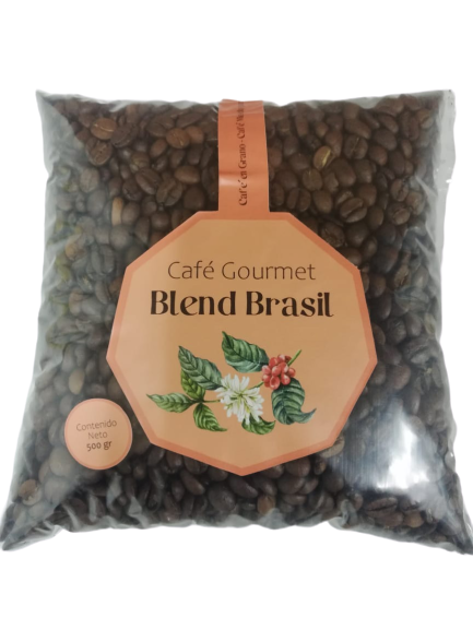 Café Gourmet Blend Brasil 500gr en GRANO