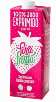 Jugo Pura Frutta Manzana Frutilla x1Ltr