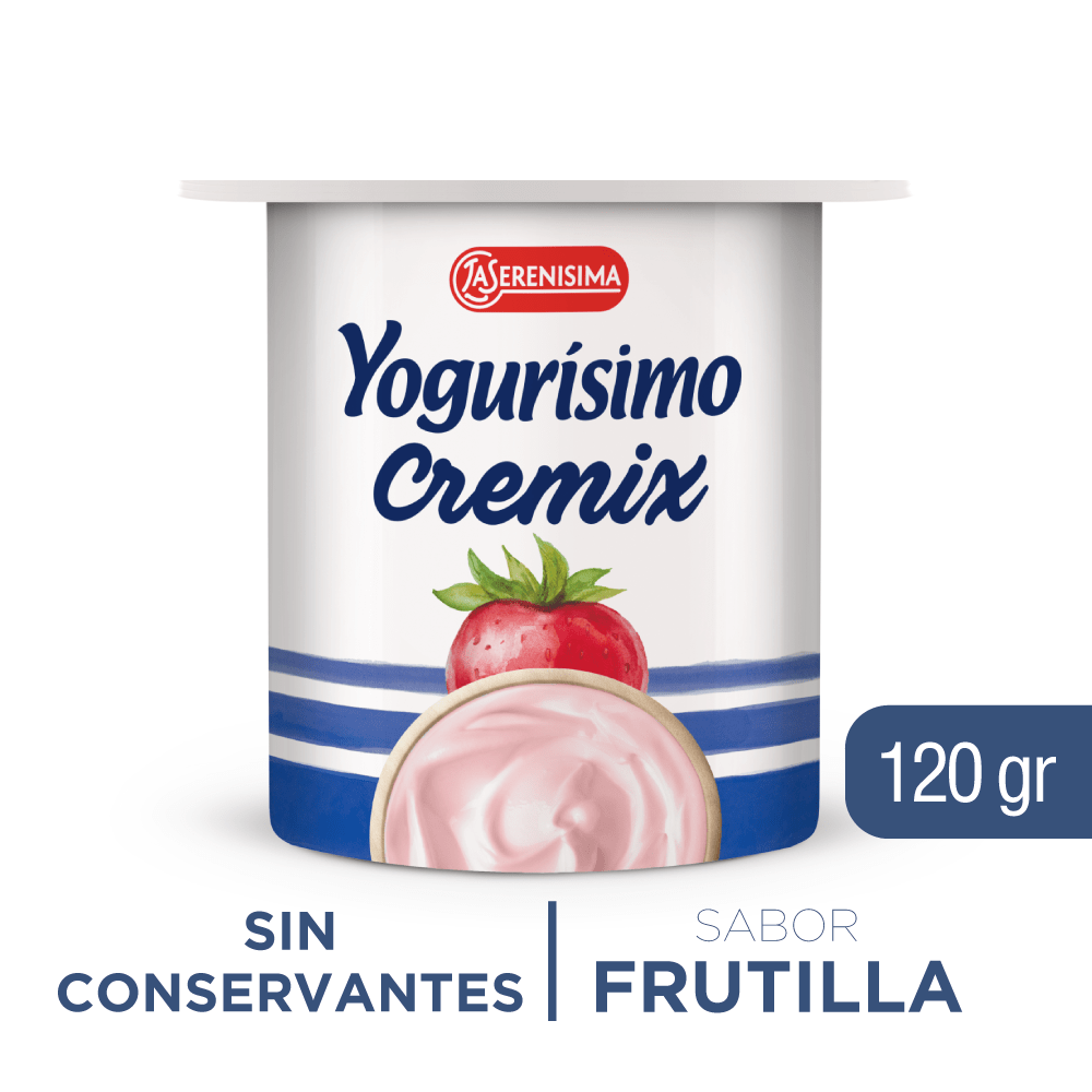 Yogur Yogurisimo Cremix Frutilla x120grs