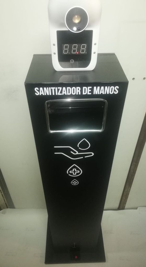 Totem Hand Sanitizer Alc.70% Semi-Auto + Termómetro Digital 