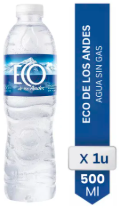 Agua Eco De Los Andes s/Gas x500ml