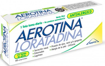 Loratadina Aerotina x10