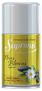 Aerosol Saphirus Flores Blancas